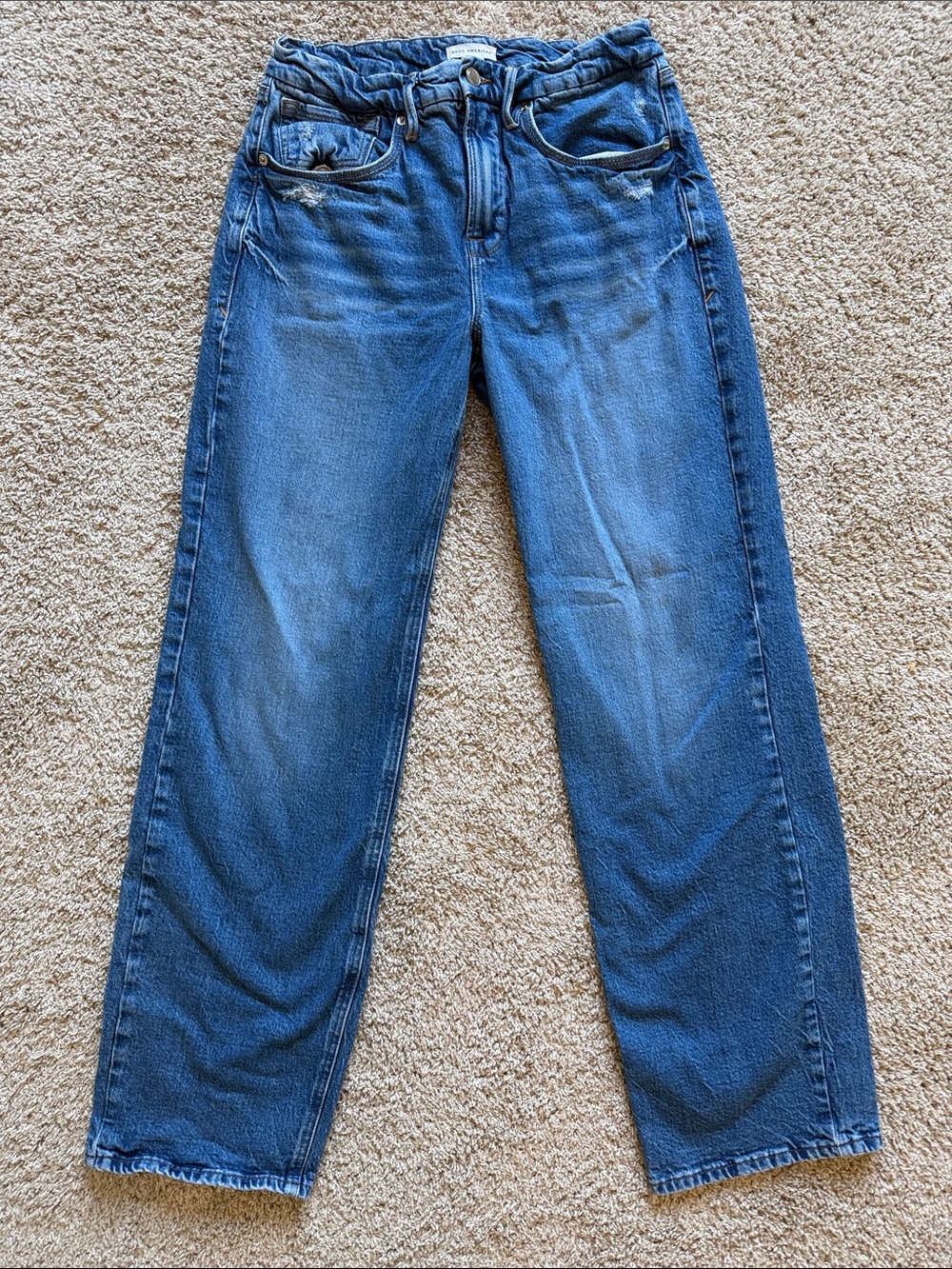 Good American Straight Leg Jeans Size 2